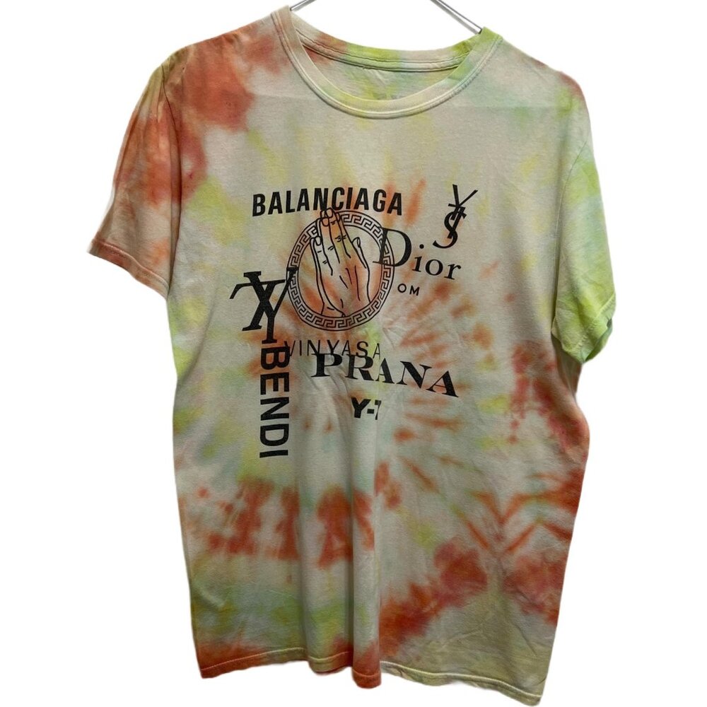 0736 Y-7  Designers Names Tie-Dye Short Sleeve Tee